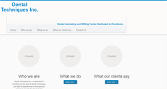Desktop Screenshot of dentaltechniquesinc.com